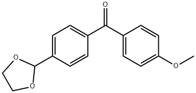 4-(1,3-DIOXOLAN-2-YL)-4'-METHOXYBENZOPHENONE Structural