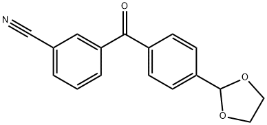 3-CYANO-4'-(1,3-DIOXOLAN-2-YL)BENZOPHENONE