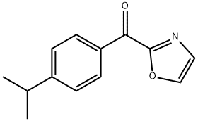 2-(4-ISOPROPYLBENZOYL)OXAZOLE Structural