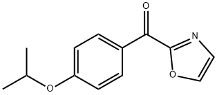 2-(4-ISOPROPOXYBENZOYL)OXAZOLE Structural