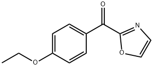 2-(4-ETHOXYBENZOYL)OXAZOLE Structural