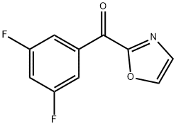 2-(3,5-DIFLUOROBENZOYL)OXAZOLE Structural