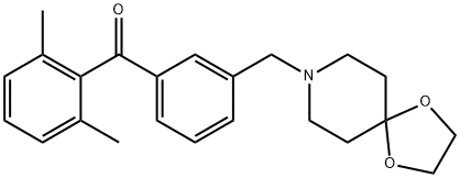 2,6-DIMETHYL-3'-[8-(1,4-DIOXA-8-AZASPIRO[4.5]DECYL)METHYL]BENZOPHENONE