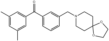 3,5-DIMETHYL-3'-[8-(1,4-DIOXA-8-AZASPIRO[4.5]DECYL)METHYL]BENZOPHENONE