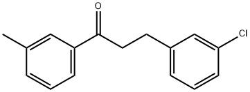 3-(3-CHLOROPHENYL)-3'-METHYLPROPIOPHENONE Structural