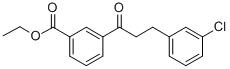 3-(3-CHLOROPHENYL)-3'-CARBOETHOXYPROPIOPHENONE