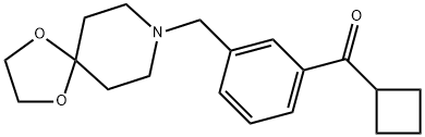 CYCLOBUTYL 3-[8-(1,4-DIOXA-8-AZASPIRO[4.5]DECYL)METHYL]PHENYL KETONE