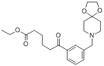 ETHYL 6-[3-[8-(1,4-DIOXA-8-AZASPIRO[4.5]DECYL)METHYL]PHENYL]-6-OXOHEXANOATE