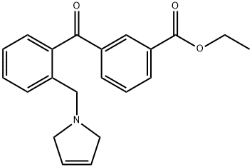 3'-CARBOETHOXY-2-(3-PYRROLINOMETHYL) BENZOPHENONE