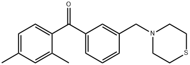 2,4-DIMETHYL-3'-THIOMORPHOLINOMETHYL BENZOPHENONE