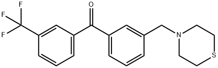 3-THIOMORPHOLINOMETHYL-3'-TRIFLUOROMETHYLBENZOPHENONE