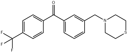 3-THIOMORPHOLINOMETHYL-4'-TRIFLUOROMETHYLBENZOPHENONE