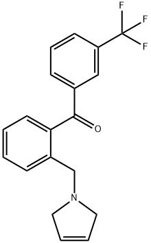 2-(3-PYRROLINOMETHYL)-3'-TRIFLUOROMETHYLBENZOPHENONE