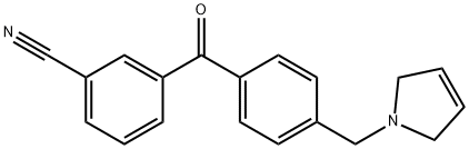 3-CYANO-4'-(3-PYRROLINOMETHYL) BENZOPHENONE