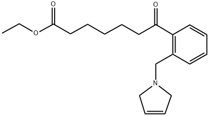 ETHYL 7-OXO-7-[2-(3-PYRROLINOMETHYL)PHENYL]HEPTANOATE