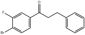 4'-BROMO-3'-FLUORO-3-PHENYLPROPIOPHENONE Structural