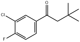 3'-CHLORO-3,3-DIMETHYL-4'-FLUOROBUTYROPHENONE