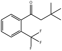 3,3-DIMETHYL-2'-TRIFLUOROMETHYLBUTYROPHENONE Structural