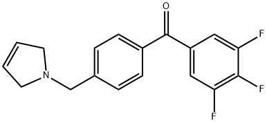 4'-(3-PYRROLINOMETHYL)-3,4,5-TRIFLUOROBENZOPHENONE