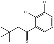 2',3'-DICHLORO-3,3-DIMETHYLBUTYROPHENONE Structural