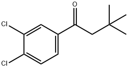 3',4'-DICHLORO-3,3-DIMETHYLBUTYROPHENONE Structural