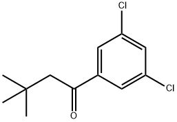 3',5'-DICHLORO-3,3-DIMETHYLBUTYROPHENONE Structural