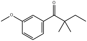 2,2-DIMETHYL-3'-METHOXYBUTYROPHENONE Structural