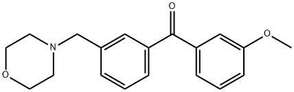 3-METHOXY-3'-MORPHOLINOMETHYL BENZOPHENONE