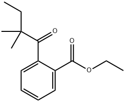 2'-CARBOETHOXY-2,2-DIMETHYLBUTYROPHENONE Structural