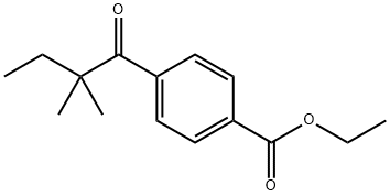 4'-CARBOETHOXY-2,2-DIMETHYLBUTYROPHENONE Structural