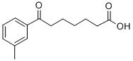 7-(3-METHYLPHENYL)-7-OXOHEPTANOIC ACID Structural