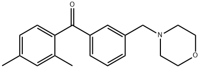 2,4-DIMETHYL-3'-MORPHOLINOMETHYL BENZOPHENONE