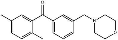 2,5-DIMETHYL-3'-MORPHOLINOMETHYL BENZOPHENONE