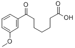 7-(3-METHOXYPHENYL)-7-OXOHEPTANOIC ACID Structural