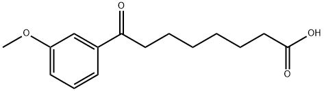 8-(3-METHOXYPHENYL)-8-OXOOCTANOIC ACID Structural