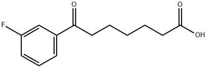 7-(3-FLUOROPHENYL)-7-OXOHEPTANOIC ACID Structural