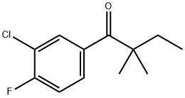 3'-CHLORO-2,2-DIMETHYL-4'-FLUOROBUTYROPHENONE