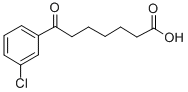 7-(3-CHLOROPHENYL)-7-OXOHEPTANOIC ACID Structural