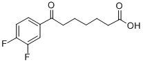 7-(3,4-DIFLUOROPHENYL)-7-OXOHEPTANOIC ACID Structural