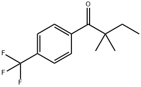 2,2-DIMETHYL-4'-TRIFLUOROMETHYLBUTYROPHENONE Structural