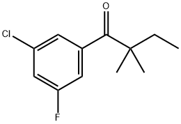 3'-CHLORO-2,2-DIMETHYL-5'-FLUOROBUTYROPHENONE