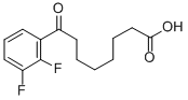 8-(2,3-DIFLUOROPHENYL)-8-OXOOCTANOIC ACID Structural