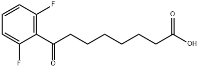 8-(2,6-DIFLUOROPHENYL)-8-OXOOCTANOIC ACID Structural