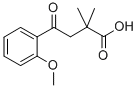 2,2-DIMETHYL-4-(2-METHOXYPHENYL)-4-OXOBUTYRIC ACID Structural