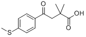 2,2-DIMETHYL-4-OXO-4-(4-THIOMETHYLPHENYL)BUTRYIC ACID Structural