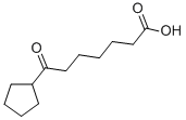 7-CYCLOPENTYL-7-OXOHEPTANOIC ACID Structural