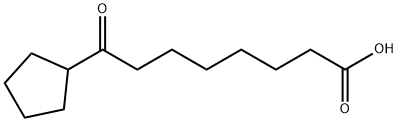 8-CYCLOPENTYL-8-OXOOCTANOIC ACID Structural