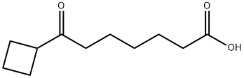 7-CYCLOBUTYL-7-OXOHEPTANOIC ACID Structural