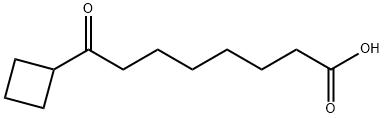 8-CYCLOBUTYL-8-OXOOCTANOIC ACID Structural