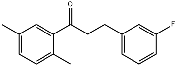 2',5'-DIMETHYL-3-(3-FLUOROPHENYL)PROPIOPHENONE